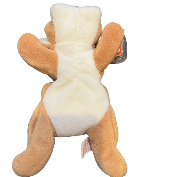 TY Doby Doberman Wrinkles Bulldog Bean Bag Stuffed Animal Plush Toys Puppy Set - Picture 4 of 8